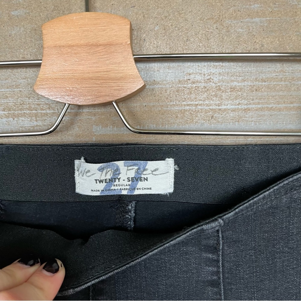 Free People Black Flare & Wide Leg Jeans - Picture 3 of 5
